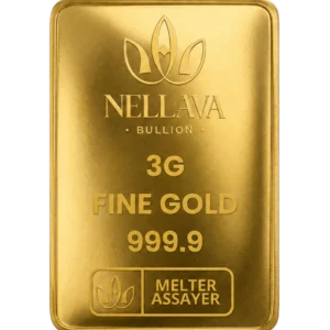 Nellava Bullion Gold Bar 3g