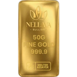 Nellava Bullion Gold Bar 50g